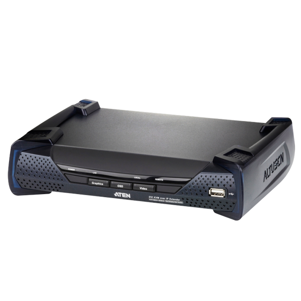 ATEN™ KE6940R-AX-G USB DVI-I Dual Display KVM Over IP Receiver [KE6940R-AX-G]