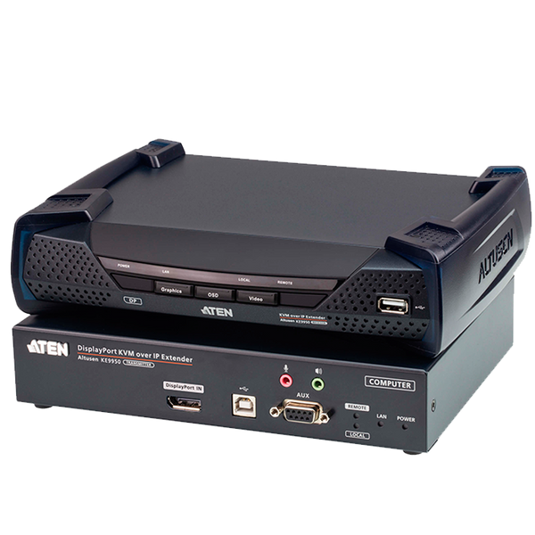 ATEN™ 4K DisplayPort Single Display KVM over IP Extender [KE9950-AX-G]