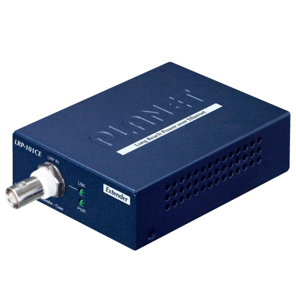 PLANET™ 1-Port Long Reach PoE over Coaxial Extender [LRP-101CE]