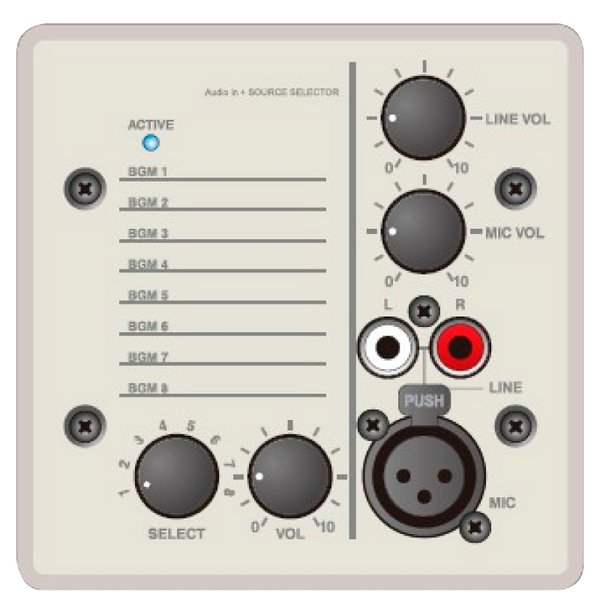 OPTIMUS™ WP-8A Remote Input Selector [M137W]