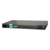 PLANET™ 24-Port 100/1000BASE-X SFP + 4-Port 10G SFP+ Metro Ethernet Switch - L3 [MGSW-28240F]