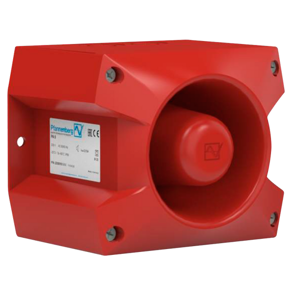 PFANNENBERG™ 105db EN54/3 Red Sounder [PA 5]
