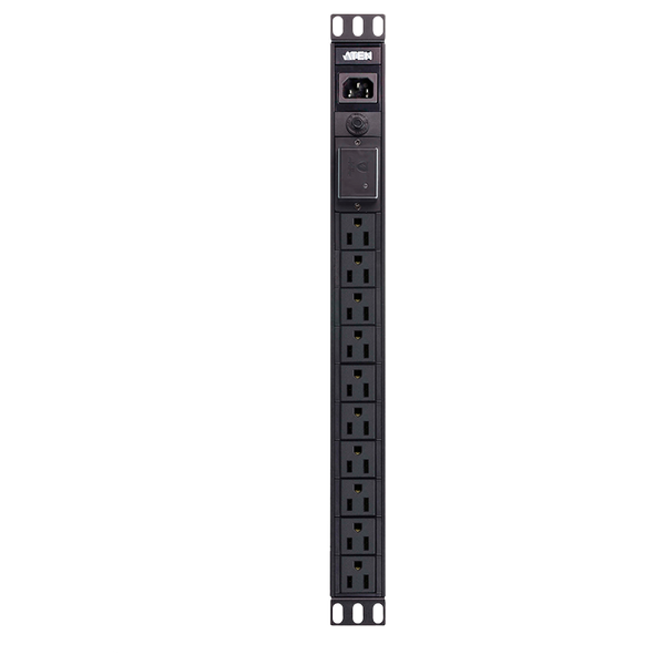 ATEN™ 1U 10A 10Port Basic PDU - With Surge Protection [PE0110SG-AT-G]