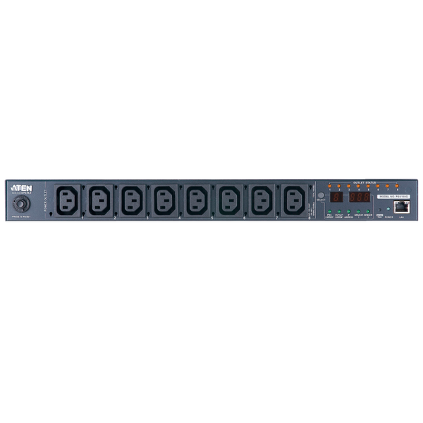 ATEN™ 20A/16A 8-Outlet 1U Outlet-Metered & Switched ECO PDU [PE8208G-AX-G]