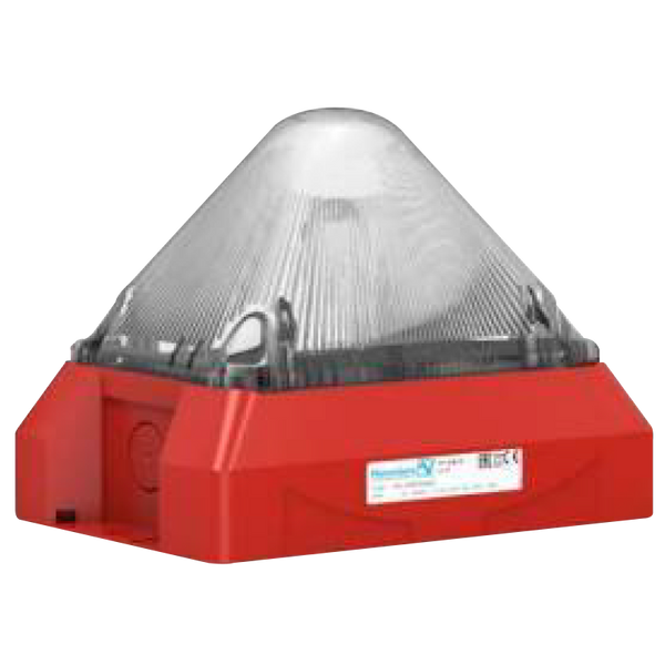 PFANNENBERG™ EN54/23 Pyramid Flash with Transparent Lens [PY X-M-05-CL]