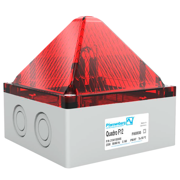 PFANNENBERG™ IP66 ATEX Red Lights [QUADRO F12 -3G/3D]