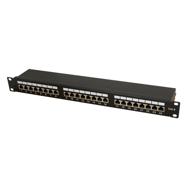 Patch Panel RP-F24V6 with 24 FTP / Cat6 Ports [RP-F24V6]