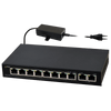 PULSAR® 8-Port (+2 Uplink) PoE+ Switch for 8 IP Cameras - 60W [S108-60W]