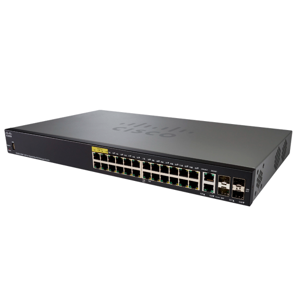 AVIGILON™ 24 Port Gigabit PoE Switch, 382W - UK [S24P-382W-UK]