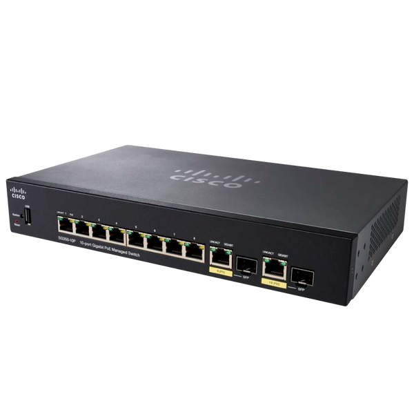 AVIGILON™ 8 Port Gigabit PoE Switch, 124W - EU [S8P-124W-EU]