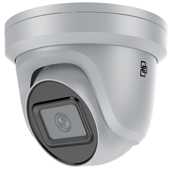 UTC™ TruVision™ S6 8MPx 2.8-12mm Motor-Driven with IR 30m IP Mini Dome (+Audio & Alarm) - Grey [TVT-5611H]