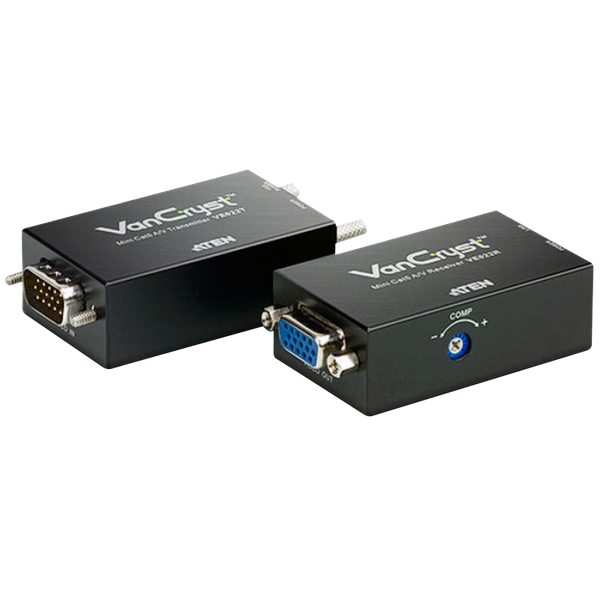 ATEN™ VE022 Mini VGA/Audio Cat 5 Extender (1280 x 1024@150m) [VE022-AT-G]