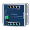 PLANET™ Industrial 8-Port 10/100/1000T Wall-mount Managed Switch with 4-Port PoE+ (-40~75 degrees C) (Din Rail) - L2 (144W) [WGS-804HPT]