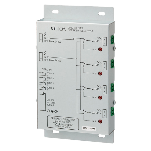 TOA™ SS-9001 Speaker Selector [Y4770G]